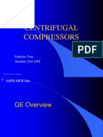 Centrifugal Compressors: Fabrizio Tani October 23rd 2001