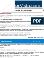 Binomial Experiment