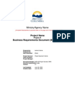 Project Name Business Requirements Document (BRD) Template