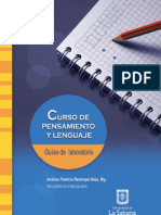 Curso de Pensamiento y Lenguaje. Guías de Laboratorio