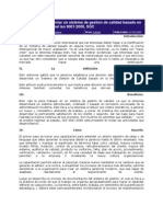 Pasos para Implementar Un Sistema de Gestion de Calidad Basado en La Norma Internacional Iso 9001