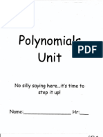 Polynomials Unit Packet