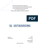 Trabajo Outgsourcing