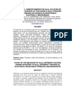 Estudio Del Comportamiento de Sb2S3 (SULFURO DE ANTIMONIO) Durante Su Tostación A Sb2O3 (TRIÓXIDO DE ANTIMONIO) en Hornos de Resisitencia Eléctrica y Icroóndas - Extenso P-7