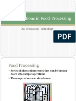 Unit Operations in Food Processing