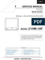 Sharp 21hm 10f Chassis Ga 1e