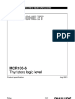 Data Sheet: Thyristors Logic Level