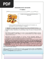 Guia Elementos de La Narracion 5°