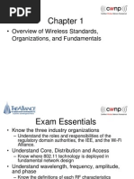 Overview of Wireless Standards, Organizations, and Fundamentals