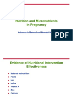 Nutrition and Micronutrients in Pregnancy