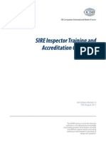 SIRE Inspector Accreditation Guidelines August 2011