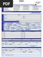 Actualizacion de Codigos