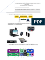 LISTA DE EXERCÍCIOS 1 - Hardware 3