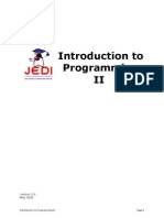 Introduction To Programming 2