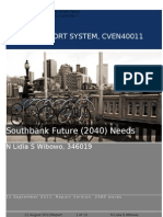 Transport System, Cven40011: Southbank Future (2040) Needs