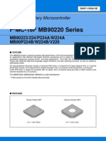 F MC-16F MB90220 Series: 16-Bit Proprietary Microcontroller