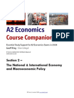 A2 Economics Section 2 Macroeconomics