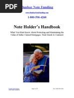 DunbarNoteFunding-Note Holders Handbook