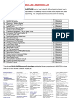 500-IN-ONE Electronic Projects Lab - Experiments List: Back To The Basics