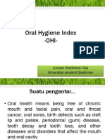 Oral Hygiene Index - OHI-: Jurusan Kedokteran Gigi Universitas Jenderal Soedirman