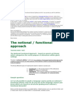 Functional Notional Syllabus