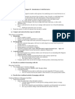 CAIA Level I - Credit Derivatives