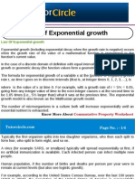 Law of Exponential Growth