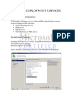 Windows Deployment Services: Installation Prerequisites