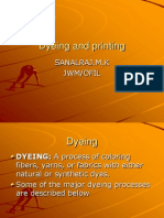 Dyeing and Printing