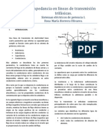 Impedancia en Líneas de Transmisión Trifásicas