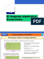 Lenguaje Algebraico