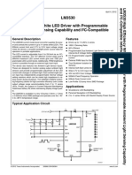 LM3530 High Efficiency White LED Driver With Programmable Ambient Light Sensing Capability and I C-Compatible Interface