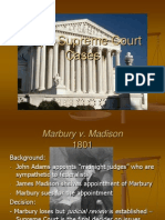 Major Supreme Court Cases