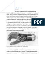 History of The Myoelectric Arm Redo