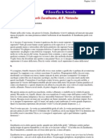 (Scheda Di Lettura) Alcuni Passi Di Così Parlò Zarathustra