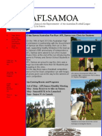 AFLSAMOA Newsletter April 2012 Edition