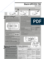 APC Back UPS ES750 Manual