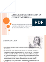 Atencion de Enfermeria en Consulta Externa