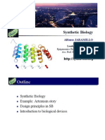 Synthetic Biology: Alfonso JARAMILLO