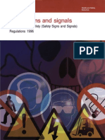 The Health and Safety (Safety Signs and Signals) Regulations 1996