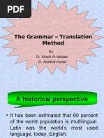 Grammar - Translation Method