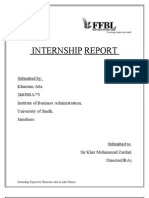 FFBL Internship Repoet