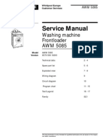Service Manual: Washing Machine Frontloader AWM 5085