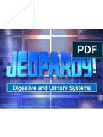 Jeopardy Digestive and Urinary Systems