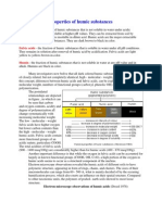 Properties of Humic-Fulvic Substances