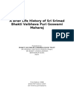 Life History Srila Bhakti Vaibhava Puri Gosvami