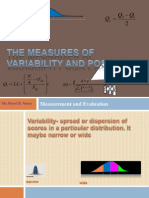 The Measures of Variability