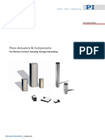 2009 PI Piezo Actuators Components Nano Positioning Catalog