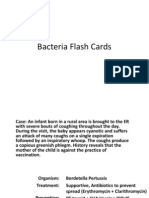 Bacterial Flash Cards (Part 1 of 4)