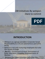 CSR Initiatives by Welspun FINAL